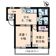 カーサビアンカの間取り画像