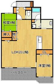 リヴィエール井堀リゾシア 402号室の間取り画像
