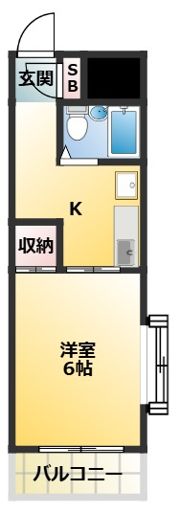 小崎マンションの間取り画像