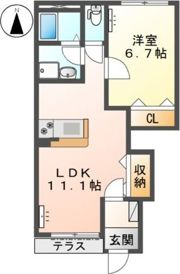 ヴィヴァーチェの間取り画像