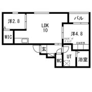 ilusion道徳の間取り画像