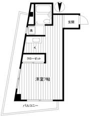 カーネ本牧の間取り画像
