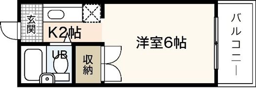 ウイング五日市の間取り画像