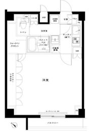 ルーブル旗の台弐番館の間取り画像