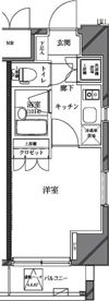 セジョリ蒲田の間取り画像