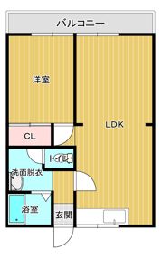 フレグランス大津 A棟の間取り画像