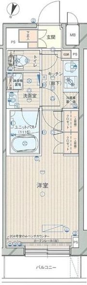ルーブル東十条の間取り画像