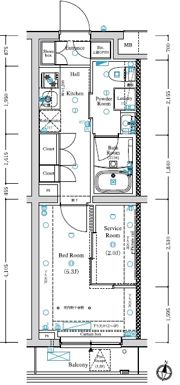LUMEED赤羽NORTHの間取り画像