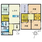 井尻1丁目M貸家の間取り画像