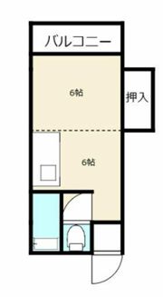 喜多マンションの間取り画像
