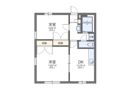 レオパレス鹿子木AREAⅡの間取り画像