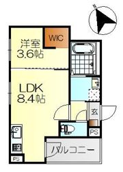 MOVE広本町NORTHの間取り画像