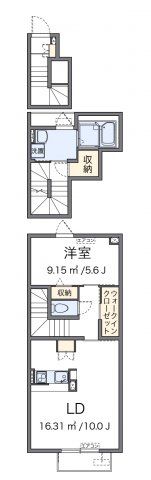 クレイノKEEP NEXTⅠの間取り画像