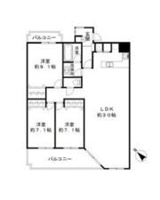 ヒルズ春山の間取り画像