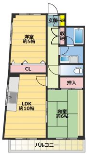 エクセル稲田の間取り画像