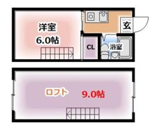 岸本ハイツの間取り画像