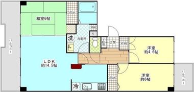 クリオ湘南追浜サニークレストの間取り画像