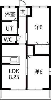 パークハイツIIの間取り画像