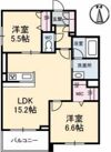 ベレオガーデンズ福富西の間取り画像