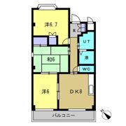 クレール.Aの間取り画像