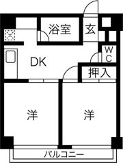エルドール川原の間取り画像