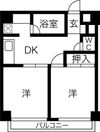 エルドール川原の間取り画像