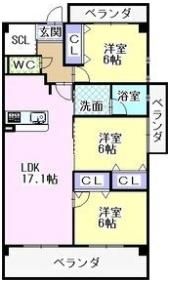 ベル フィオーレの間取り画像