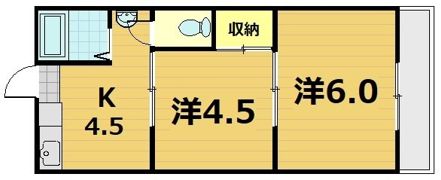 うずらマンションの間取り画像