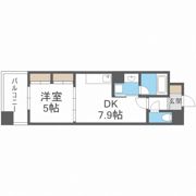 レジディア心斎橋ウエストの間取り画像
