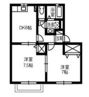 プリウス中庄Aの間取り画像