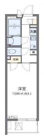 クレイノ輝きの間取り画像