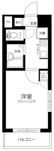 スカイコート新宿落合第6の間取り画像