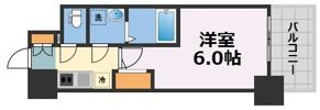 エスリード難波AGREAの間取り画像
