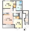 つくば市下広岡293 新築アパートA棟（仮の間取り画像