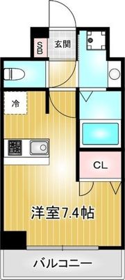 プレサンスNAGOYA桜通ビッグビートの間取り画像