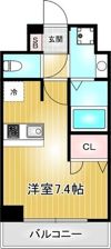 プレサンスNAGOYA桜通ビッグビートの間取り画像