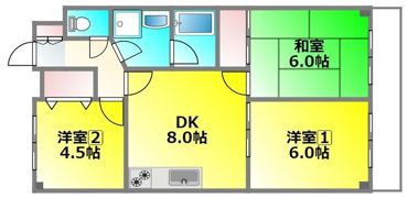 ビアーレ小金井の間取り画像
