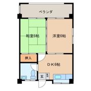 城間荘C棟の間取り画像