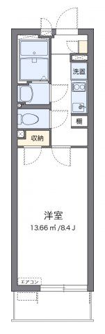 クレイノTハウス 弥生町の間取り画像