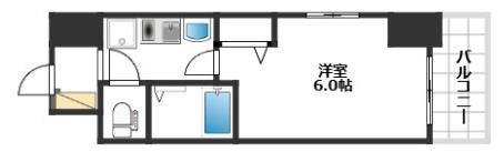エステムコート神戸元町通の間取り画像
