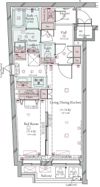 コンシェリア目黒本町 THE RESIDENCEの間取り画像