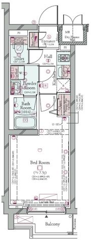 コンシェリア目黒本町 THE RESIDENCEの間取り画像