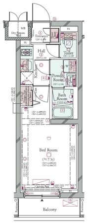 コンシェリア目黒本町 THE RESIDENCEの間取り画像