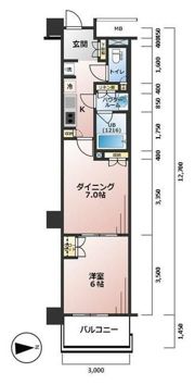 パレステージ文京江戸川橋の間取り画像