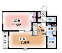 レユシール古川町の間取り画像
