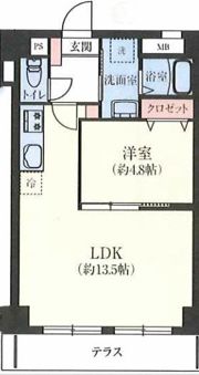 アノンテラス八景の間取り画像