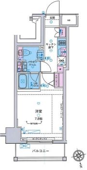 GENOVIA新宿御苑green veilの間取り画像