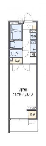 クレイノRiver cityの間取り画像