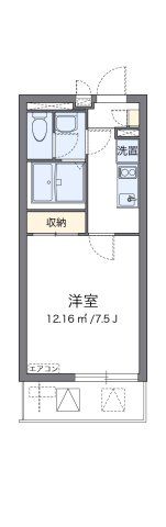 クレイノ清都Ⅲの間取り画像