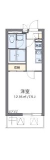 クレイノ清都Ⅲの間取り画像